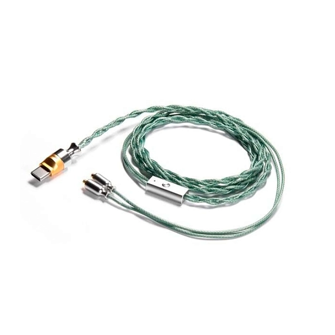 Cable ddHiFi M120B 2pin - usb-c green - img.0