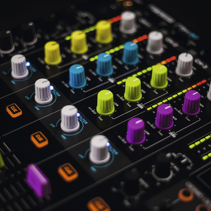 DJ set Reloop Knob Cap Set Blue - img.2