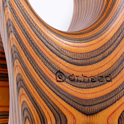 Headphone stand Dr.Head Under Wood Typhoon 1 Orange Black