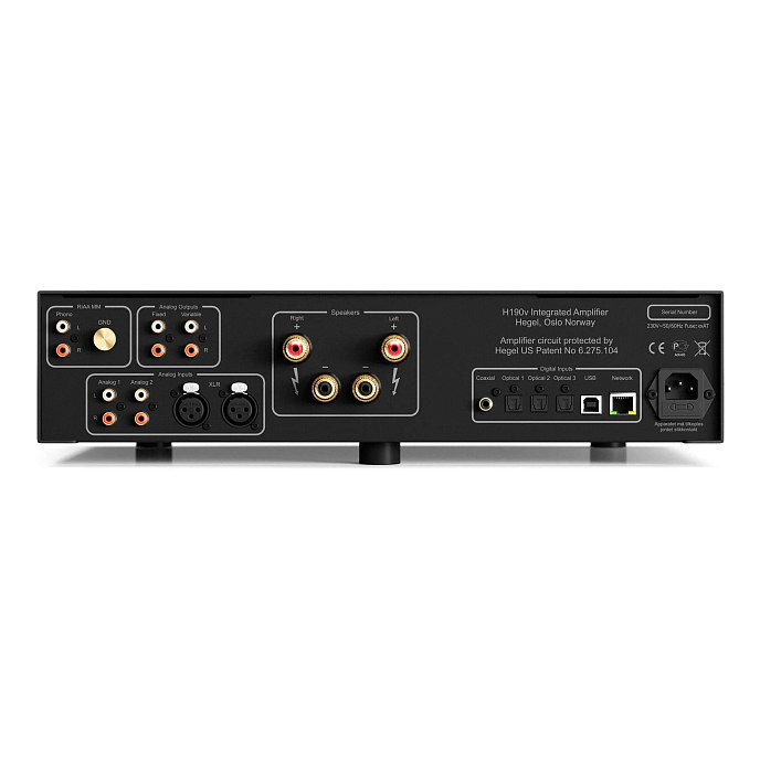 Integrated amplifier Hegel H190v Black - img.1