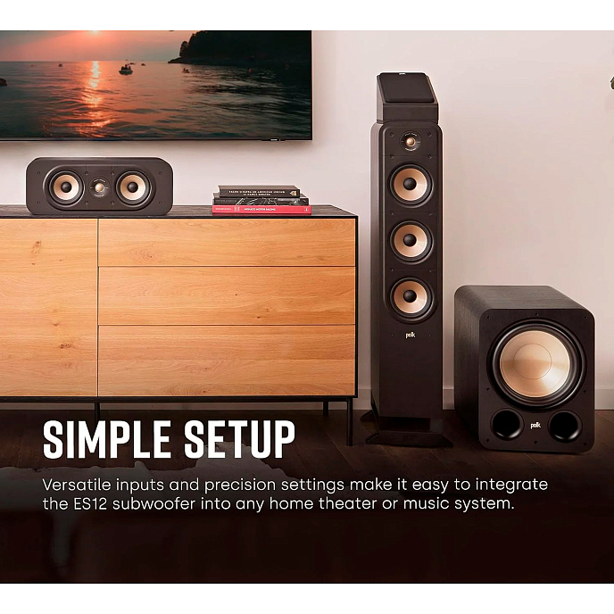 Subwoofer Polk Audio Signature Elite ES12 Sub Black - img.1