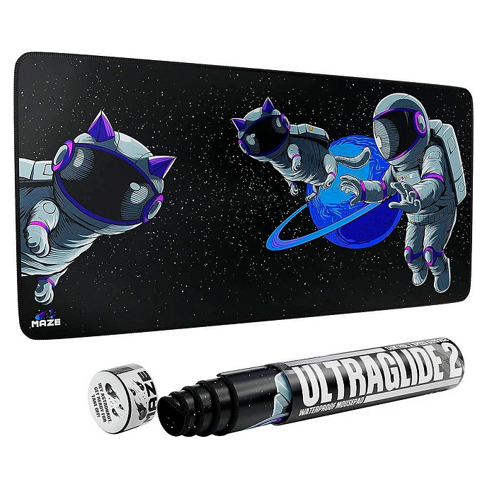 Mouse pad Maze ASTRO PAW-B Black 3XL - img.1