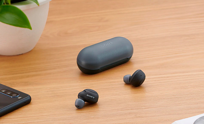 Wireless Headphones Sony WF-C500 Black - img.6