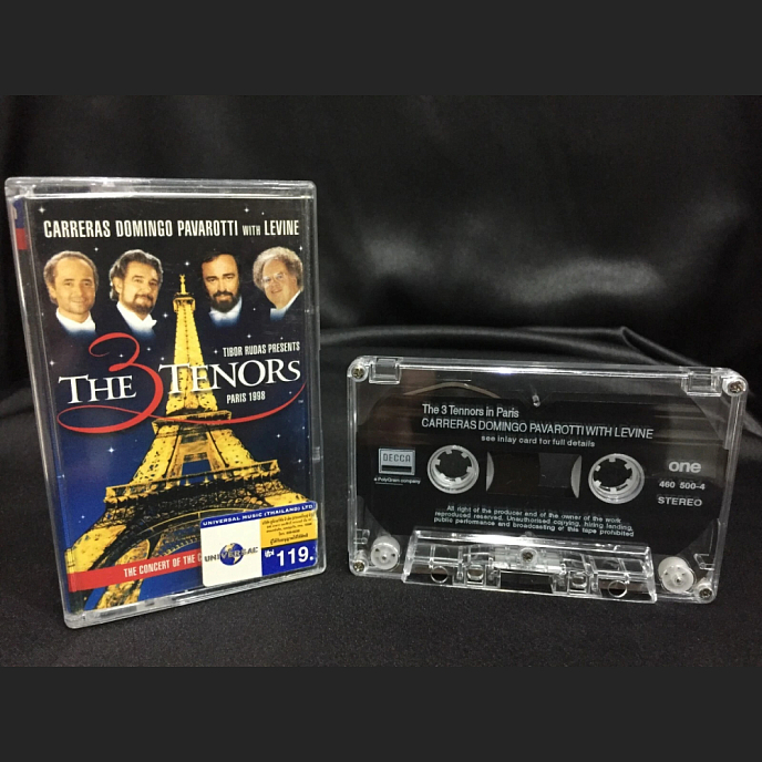 Сassette Tape Carreras, Domingo, Pavarotti With Levine, The 3Tenors - Paris 1998 - img.1
