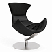 Listening Chair Bruunmunch Lobster Steel Base Basefully Upholstered Black / Black Vidar - img.0