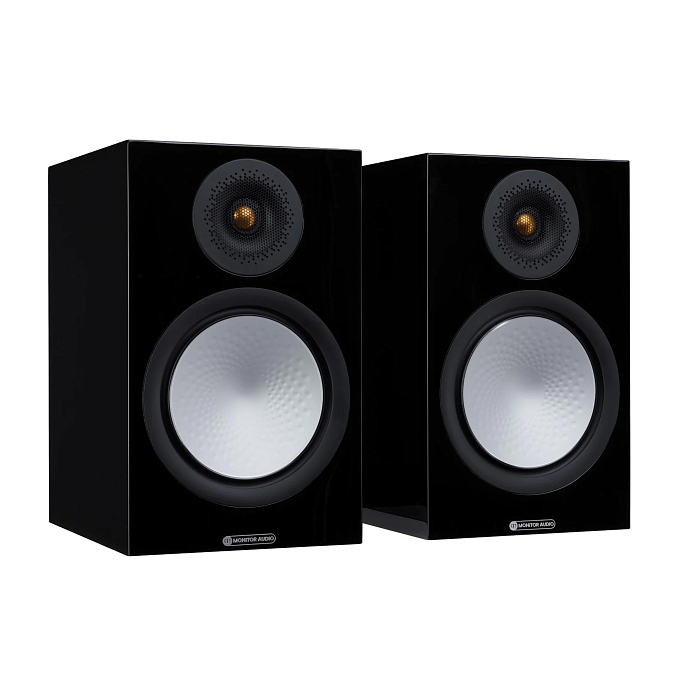 Bookshelf speakers Monitor Audio Silver 100 7G Black Gloss - img.1
