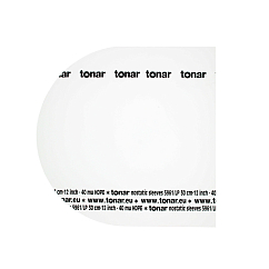 Vinyl Record inner sleeves Tonar Nostatic sleeves 12 inch LP records