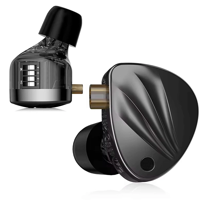 In-ear headphones KZ Krila with Mic Black - img.1