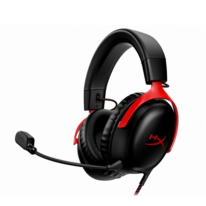 Gaming headset HyperX Cloud III Black Red - img.0