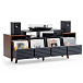 Hi-Fi Stand NorStone Oslo Vinyl 1600 Black/Walnut - img.2
