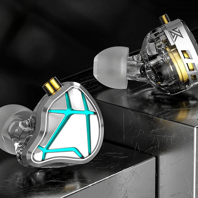 In-ear headphones KZ ESX with Mic Silver - img.7