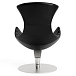 Listening Chair Bruunmunch Lobster Steel Base Basefully Upholstered Black / Black Vidar - img.7
