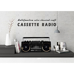 Player Echo Audio Retro Blast Lit Black