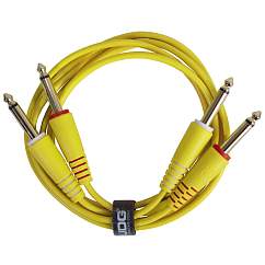Cable UDG Ultimate Audio Cable Set 2Jack 6.3mm - 2Jack 6.3mm Straight 1.5m Yellow