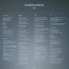 Vinyl Record Cigarettes After Sex - Cry - LP