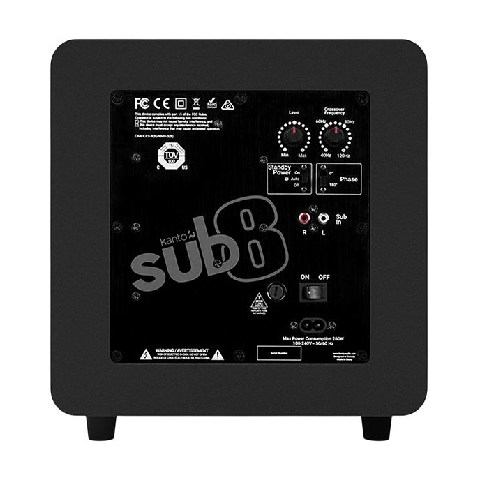 Subwoofer Kanto Sub8 Matte Black - img.1