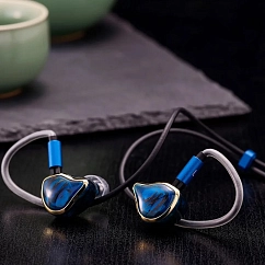 In-ear headphones Unique Melody MEST MKIII Universal Blue 4.4 mm