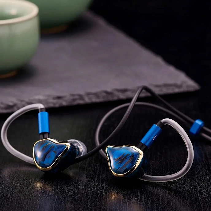 In-ear headphones Unique Melody MEST MKIII Universal Blue 4.4 mm - img.2