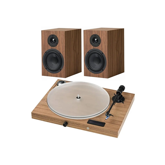 Turntable Pro-Ject Set JukeBox S2 + Speaker Box 5 S2 Walnut - img.0