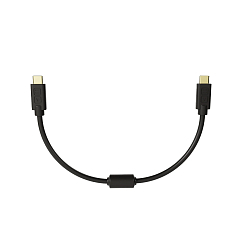 Cable DJTT Chroma Cables USB-C - USB-C Straight Black 0.25m