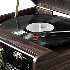 Turntable Victrola Empire Wood